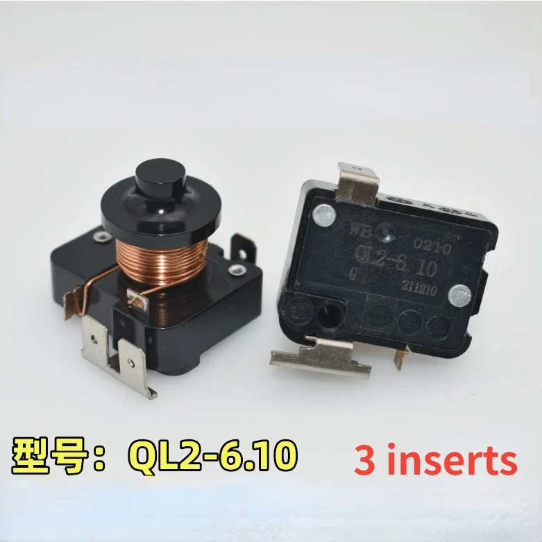 1pcs Refrigerator freezer compressor hammer starter QL2-6.10 QL2-7.45 QL2-8.6 with double capacitor 5 inserts