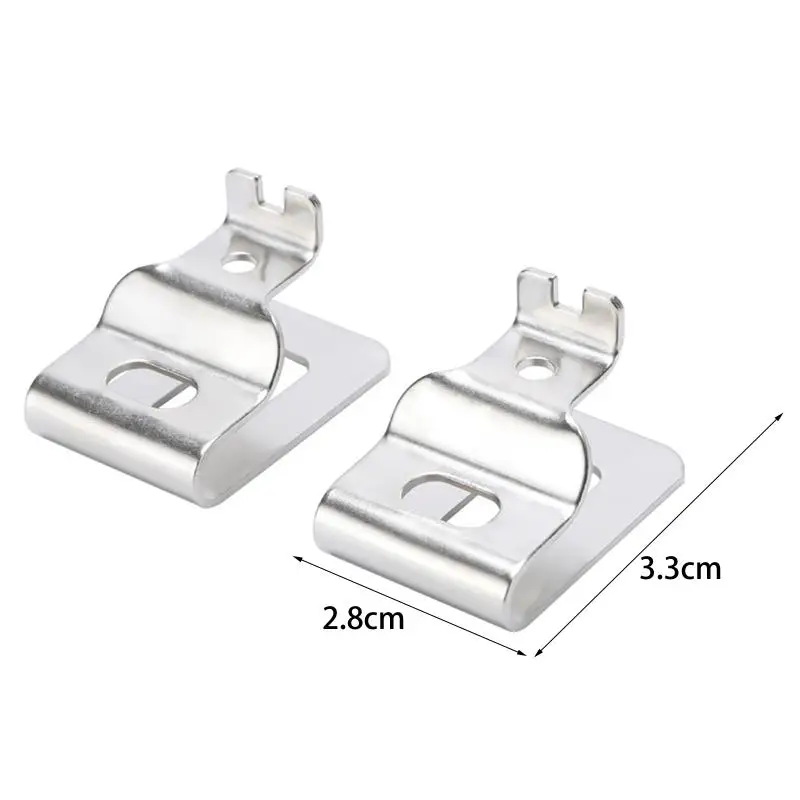 6/12PCS Replacement Belt Clip Hook Manganese Steel Drill Tool Clips Hook Kit With Screws Hang Buckle