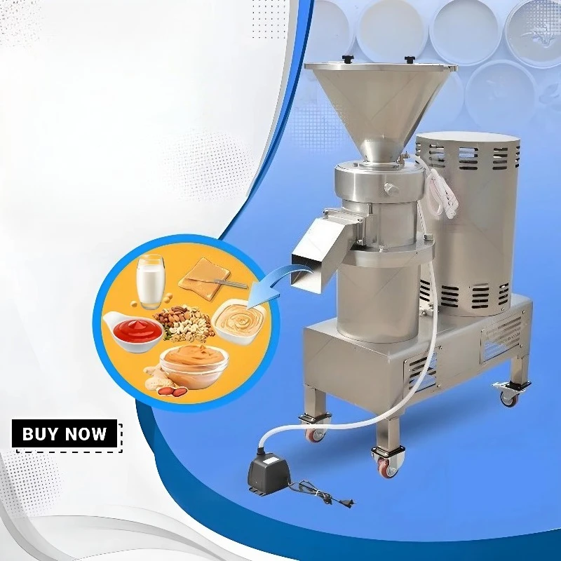 

Colloid Mill Manufacturing Processing Maker Nut Sesame Hazelnut Cocoa Bean Paste Grinder Peanut Butter Grinding Making Machine