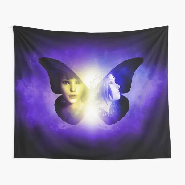 Life Is Strange Butterfly Collage  Tapestry Home Yoga Art Mat Colored Room Travel Bedroom Decoration Blanket Towel Bedspread