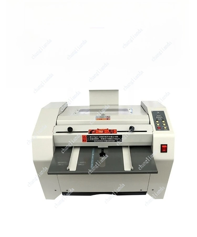 A3 A4 Automatic Folding Machine Paper Book Binding Machine Saddle Stitching Electric Stapler Creasing Machine 220V/110V 1pc