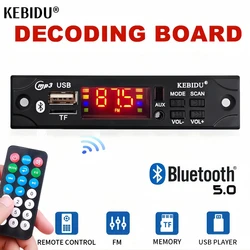 Bluetooth 5.0 MP3 Decoder Board DIY DC 9V 12V USB TF Radio AUX Module Car Kit Wireless MP3 Music Player Handsfree For Speaker
