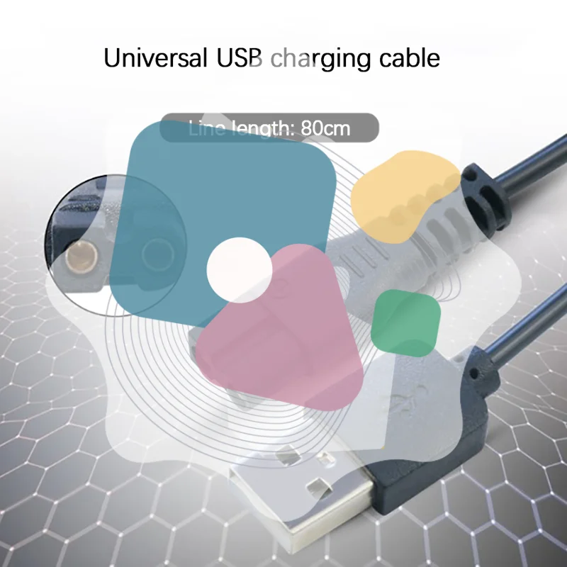 Pet Electric Shaver USB Charging Cable Power Cord Charger Electric Adapter For C6/C7 Hair Trimmer Charging Line Spare Parts