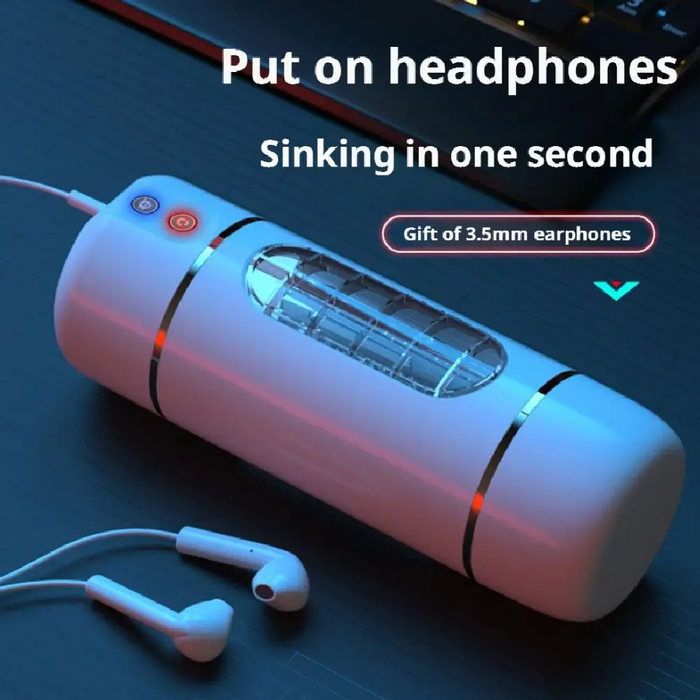 جديد ذكر الاستمناء ذكي التفاعل الصوتي القضيب المدرب كأس الطائرات تحفيز الاستمناء آلة الجنس لعبة الجنس الكبار