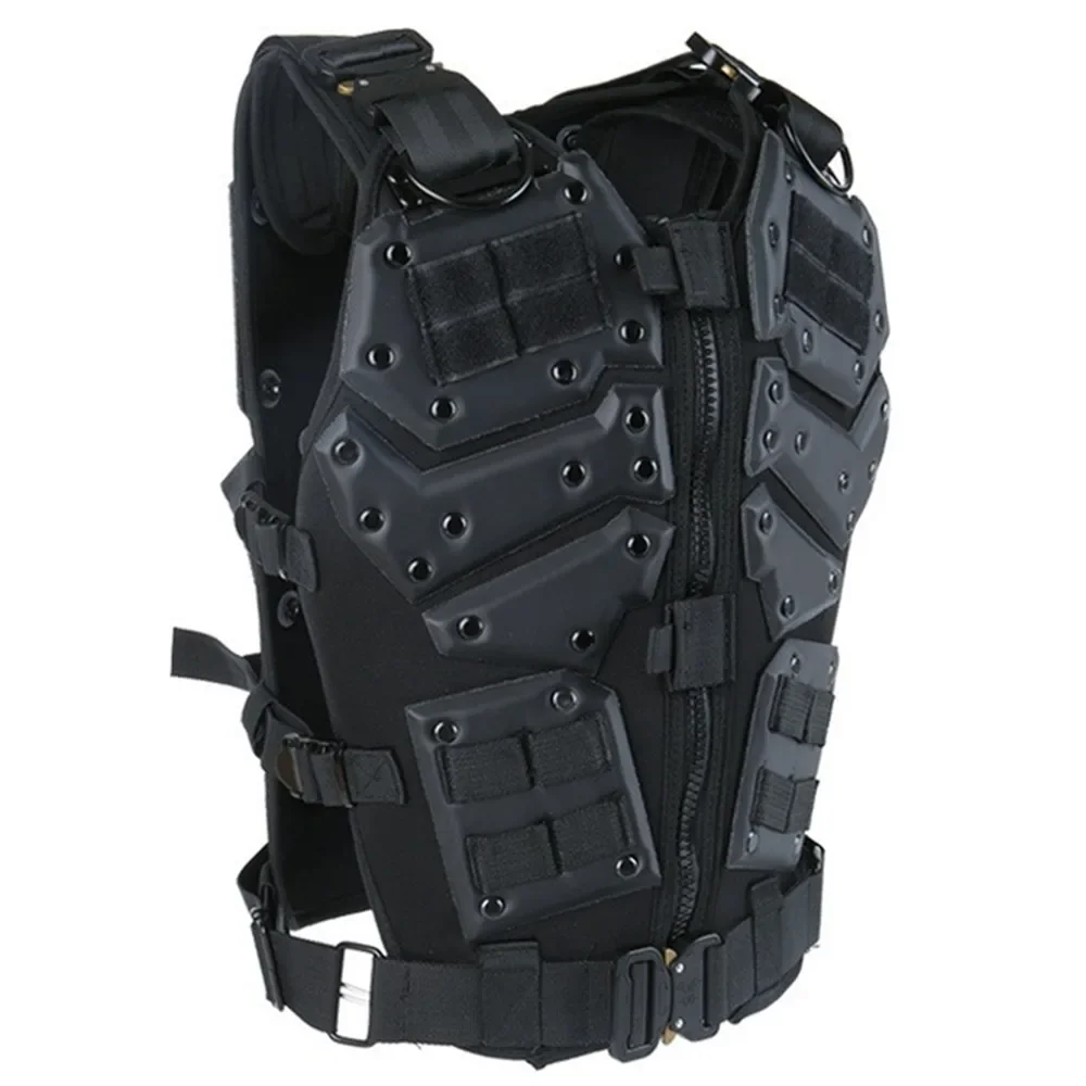 Gilet tactique Extensible, porte-plaque léger, armure corporelle MOLLE, équipement de protection militaire Airsoft pour chasse, uniforme de Combat, sécurité