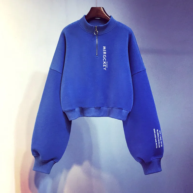 

Women's Zipper Long Sleeve Thin Hoodie Spring Autumn Harajuku Style Casual Loose Fit Cotton Blend Polyester Elastic Fiber