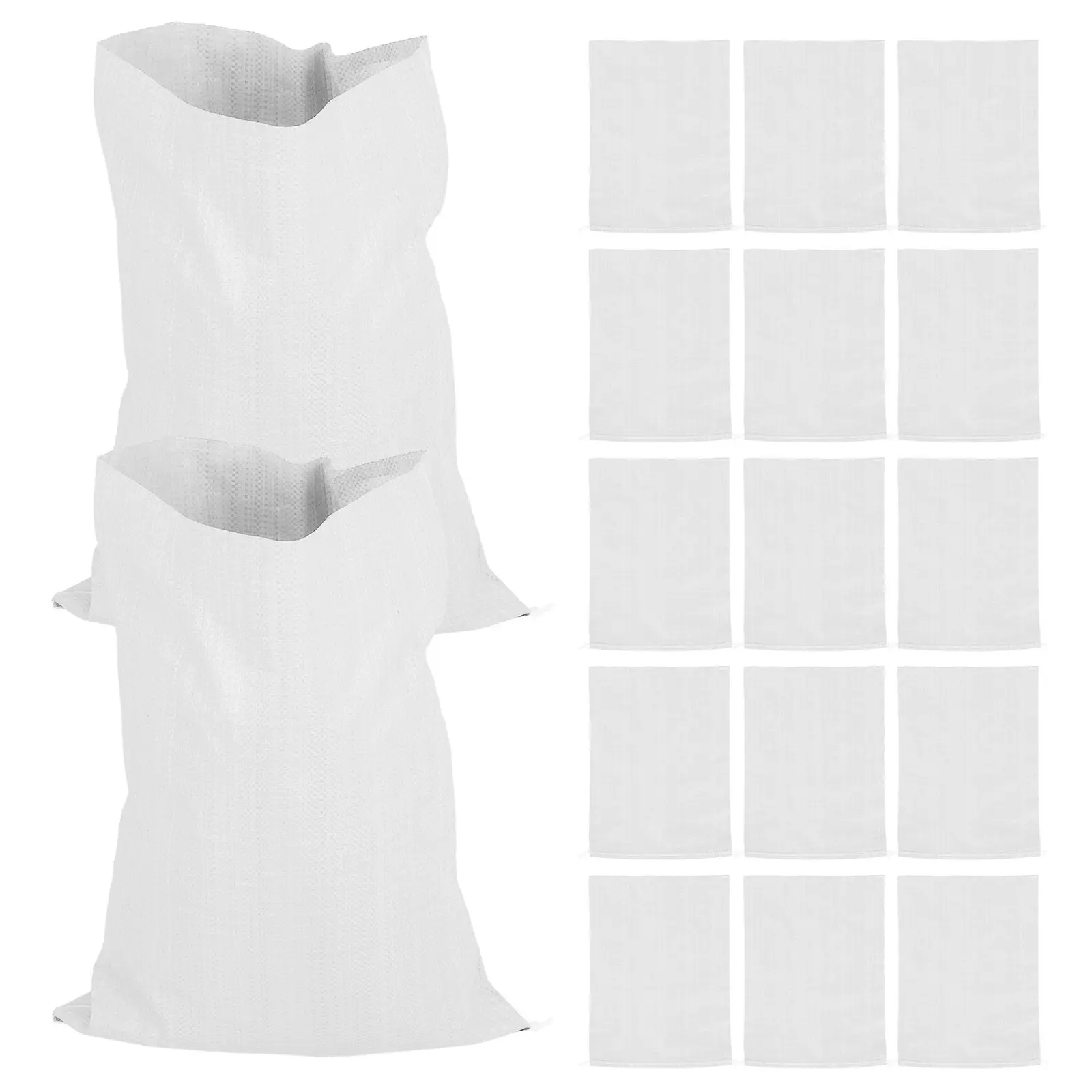 

20Pcs Flood Protection Sandbags Heavy Duty Polypropylene Reusable Sandbags for Hurricane Flooding Temporary Barriers