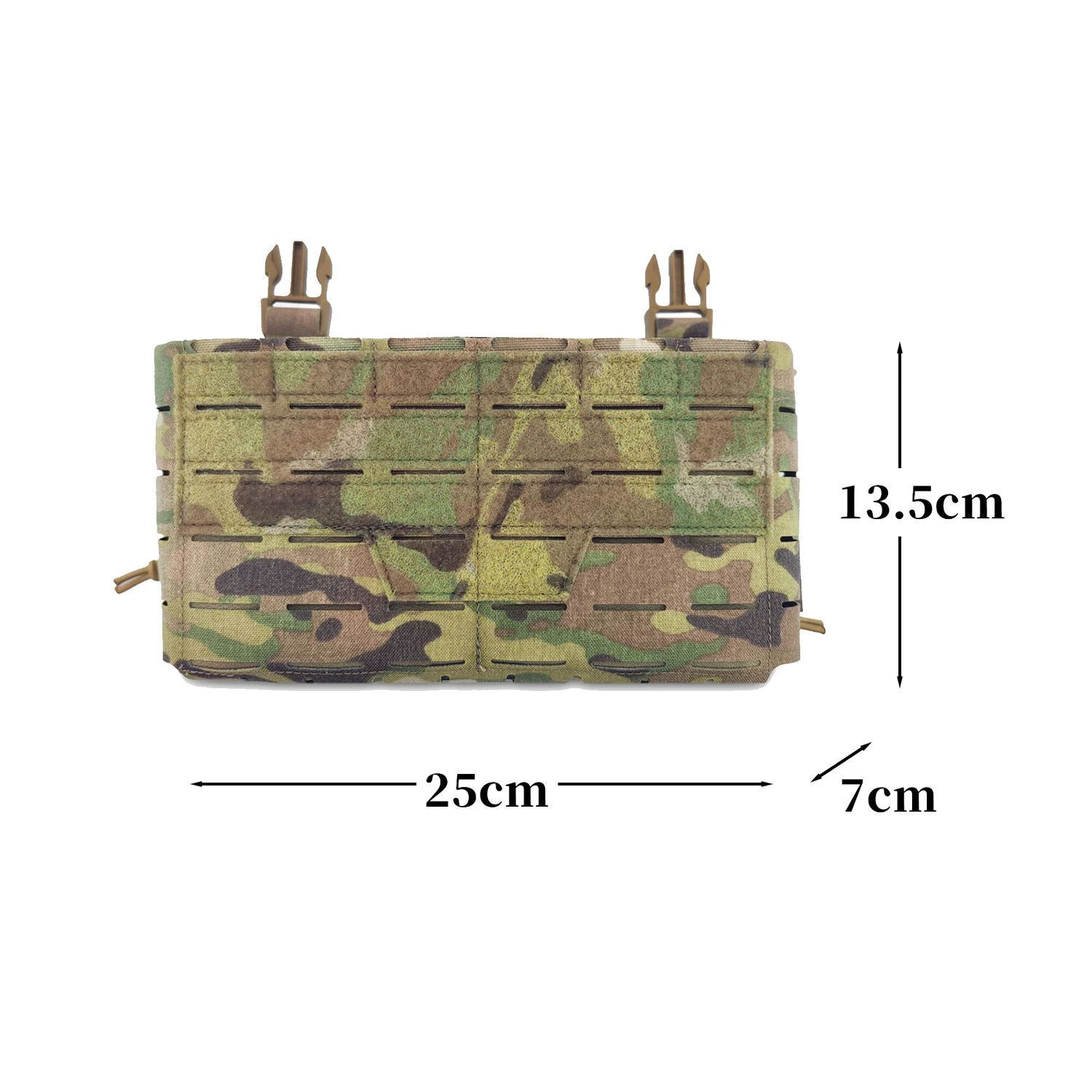 SC Front Panel V4 Vest Chest Hanging Expansion Bag Tactical Magazine Pouch Airsoft Triple 5.56 Molle Conversion Mag Pouch Gear - view 5