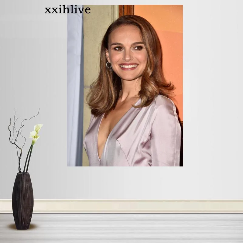 Natalie Portman Posters Wall Art Decor Picture Modern Home Room Decoration Quality Canvas Painting More Size Customizable