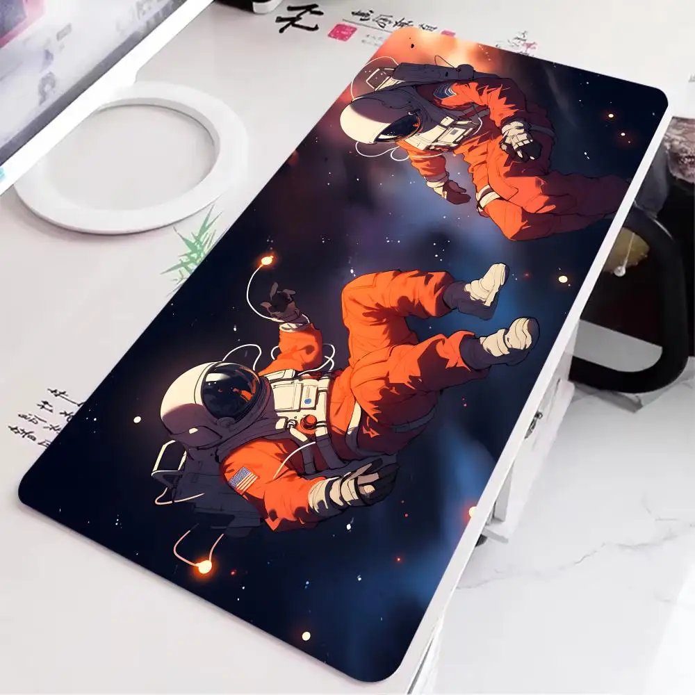 Space Mouse Pad Mouse Pad Komputer Besar Kantor Permainan Meja Tikar Karet Anti-slip Gaming Keyboard Mousepad Alas Meja Panjang