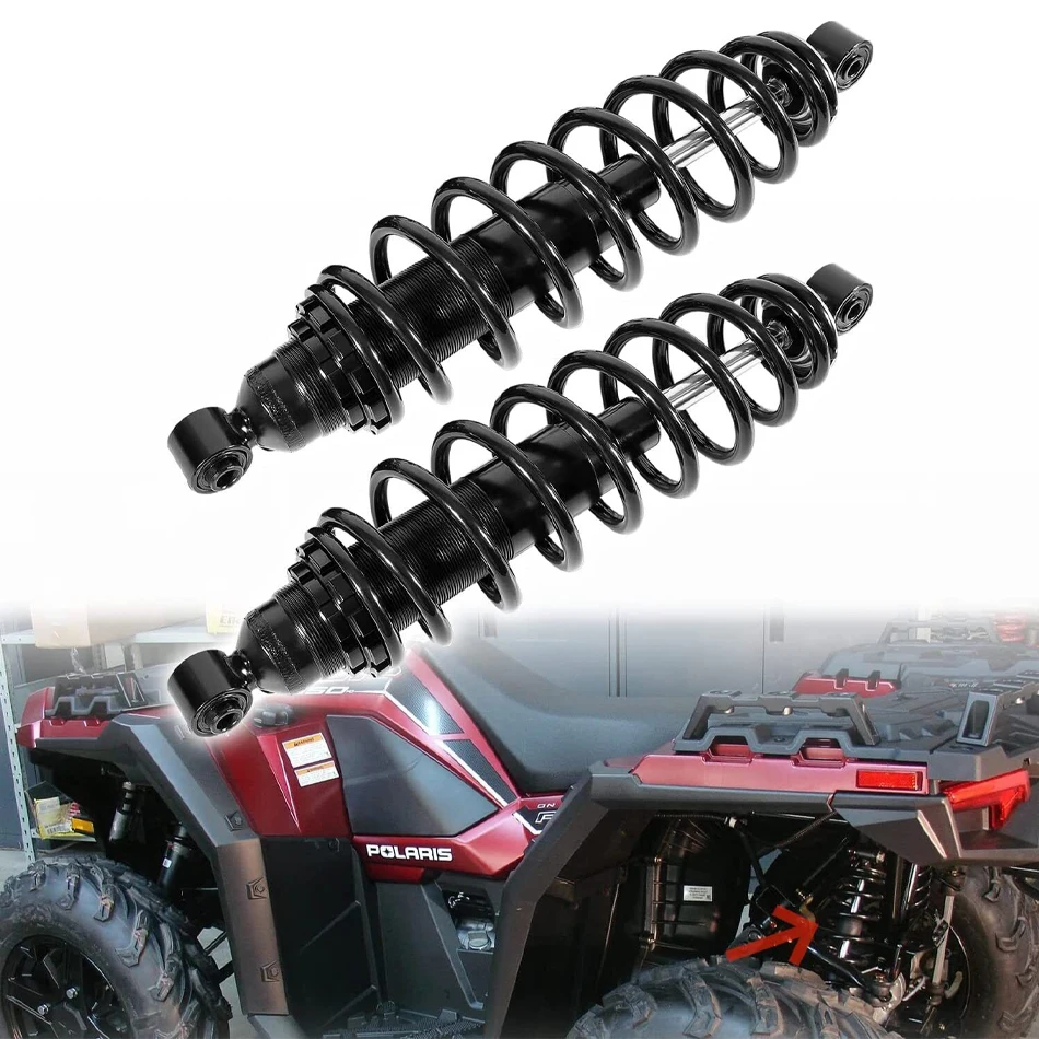 TM ATV Rear left & right shocks Fit for Polaris Sportsman400/450/500/570/600/700/800 2005-2019 Replaces 7043100