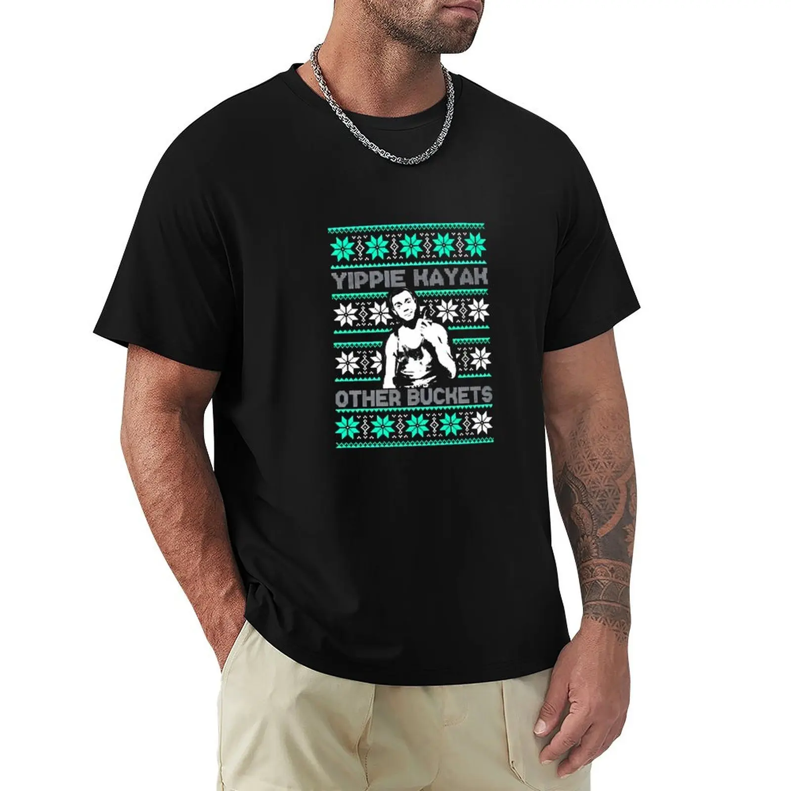 Die Hard - Yippie Kayak Other Buckets T-Shirt Everyday Wear Basic Short Sleeve Top