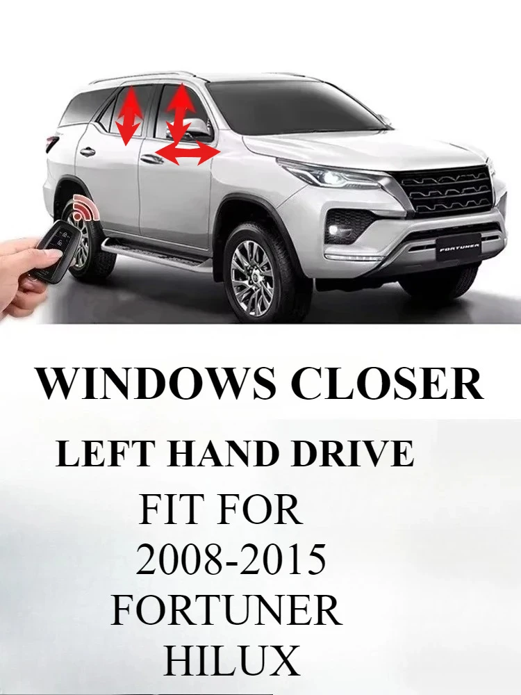 

Интеллектуальное складное зеркало для доводчика окон для Toyota Fortuner 2008-2015 Hilux, автоматическое закрывание окон, складные зеркала заднего вида