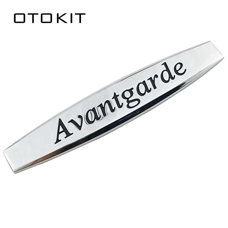 Metal Avantgarde Car Fender Side Emblem Badge Decal Rear Bumper Trunk Sticker for Mercedes-benz Mercedes Benz Car Styling