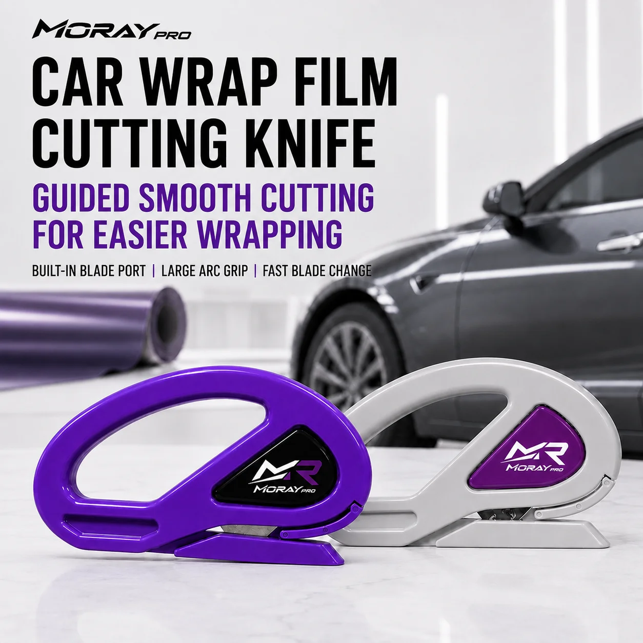 MORAY car wrapping tools, film cutter, car film cutting knife, body color changing film cutter, paper cutter, car film cutting t