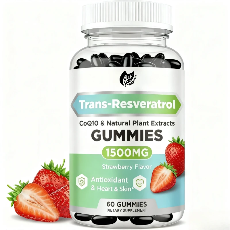 

Мягкие конфеты Trans Resveratrol — содержит коэнзим Q10 и витамина С, с антиоксидантом, иммунитетом, мозгом и суставами — 60 жуков