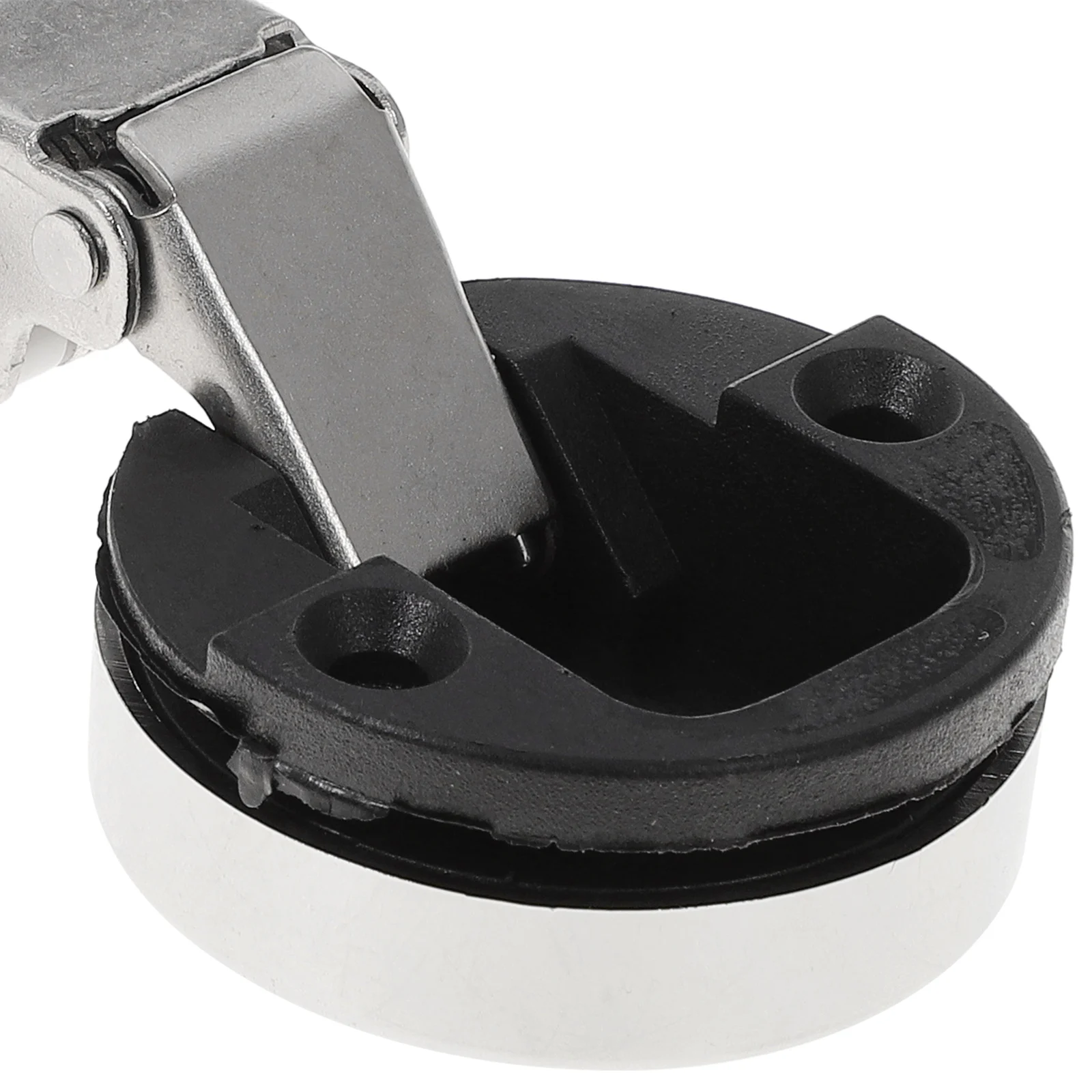 

2pcs Black Glass Door Hinge Kitchen Cabinet Accessories Soft Close Hidden Invisible Hinges Quiet Flexible Easy