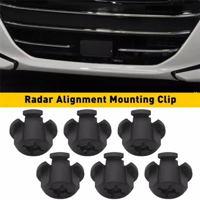6 Pcs ACC Radar Alignment Mounting Clips Buckle For Honda Civic Accord CR-V Interior Accessories 36806-TLA-A01-A67F