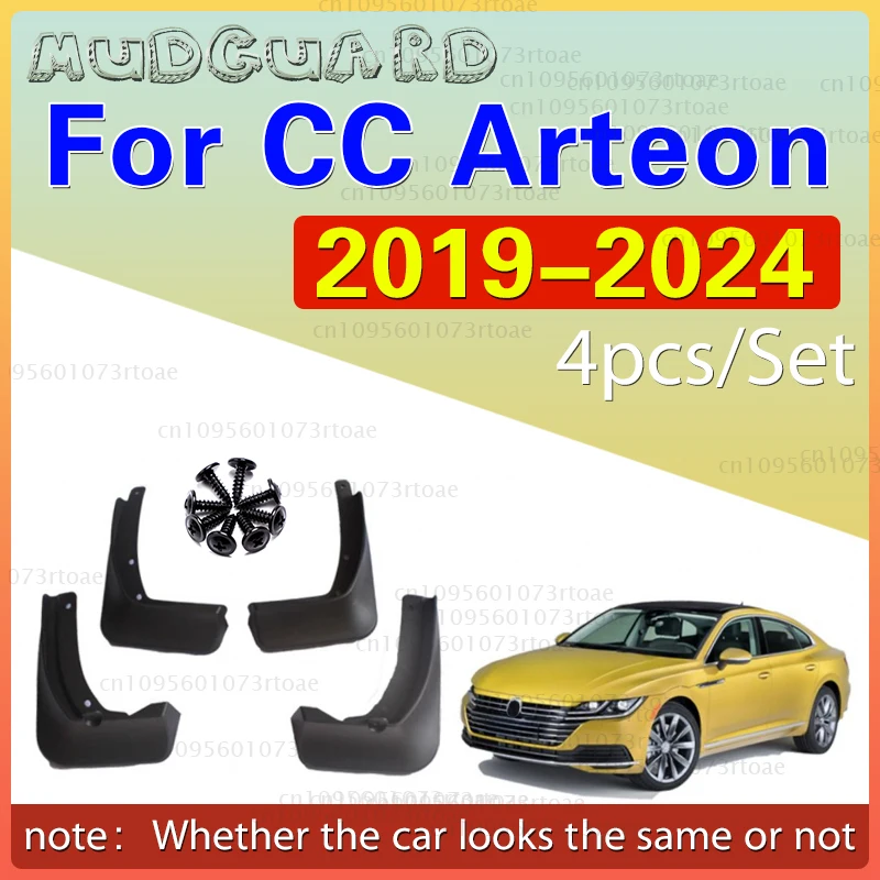 

Mudguards Fender for VW Volkswagen CC Arteon 2019-2024 Mudguard Front Rear Wheels Mudflaps Splash Guard Mud Flap Car Accessories