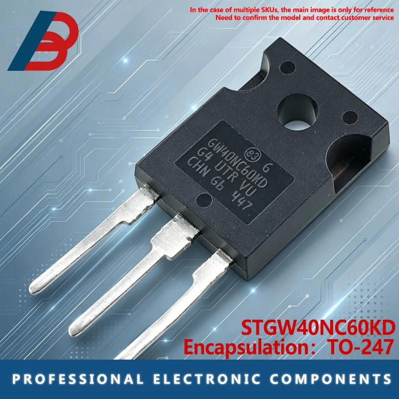 5PCS STGW40NC60KD IGBT power transistor direct insertion transistor 600V70A