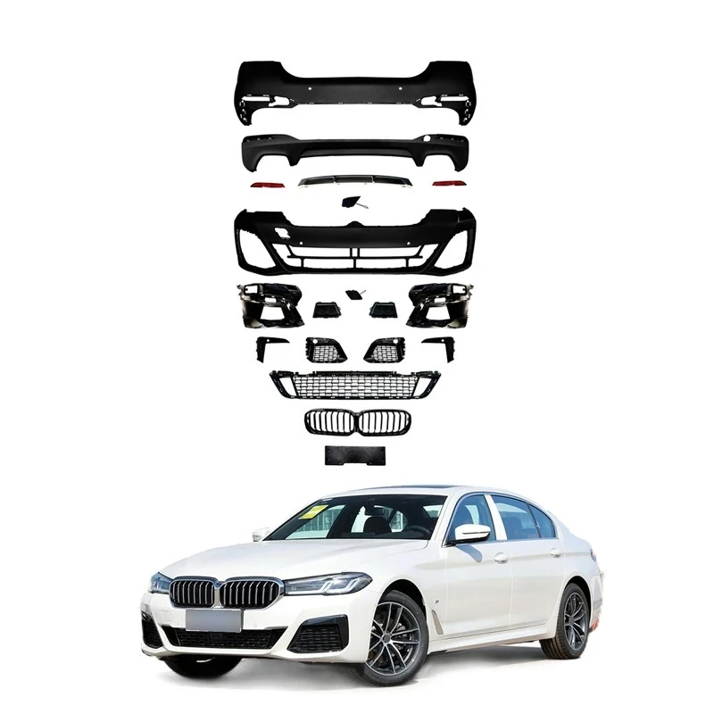 

2021 2022 2023 5 Series G30 G38 Upgrade to Mt M Sport Style Look Car Bodykit Auto Bumpers Facelift for G30 LCI