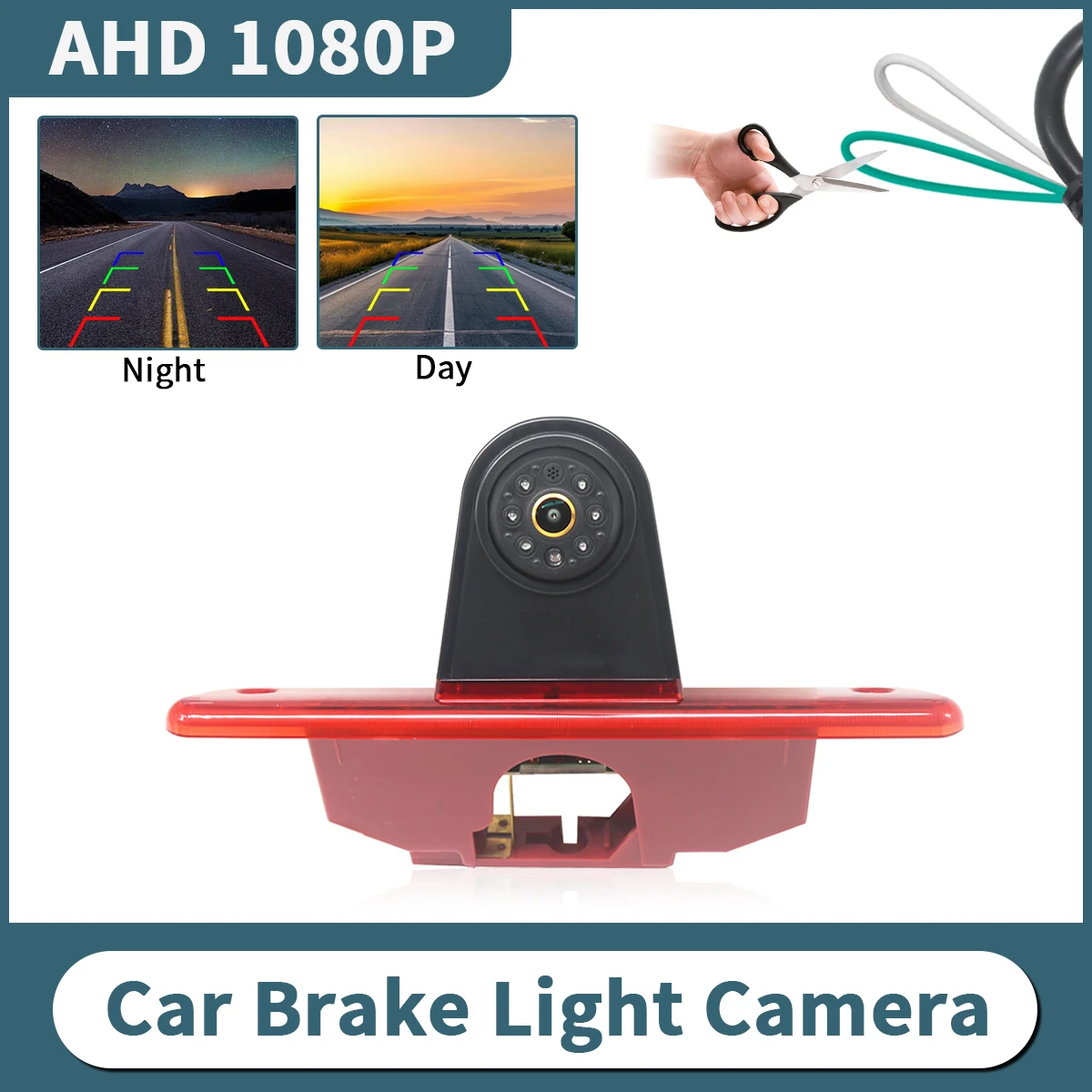 

AHD 1080P Car Brake Light Rear View Reverse Camera For Citroen Jumpy Peugeot expert Toyota Proace 2007-2015 Night Vision