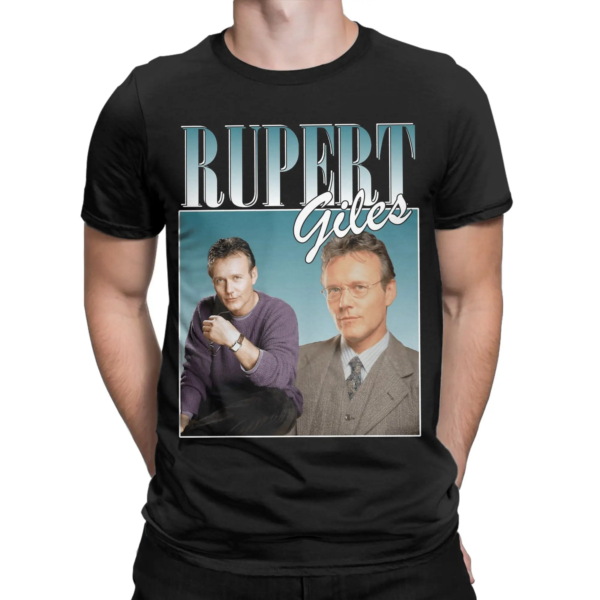 Men Women T Shirt Rupert Giles Classic Design Buffy T-Shirts Harajuku  Beach Tees Awesome Design Cotton Clothes Gift