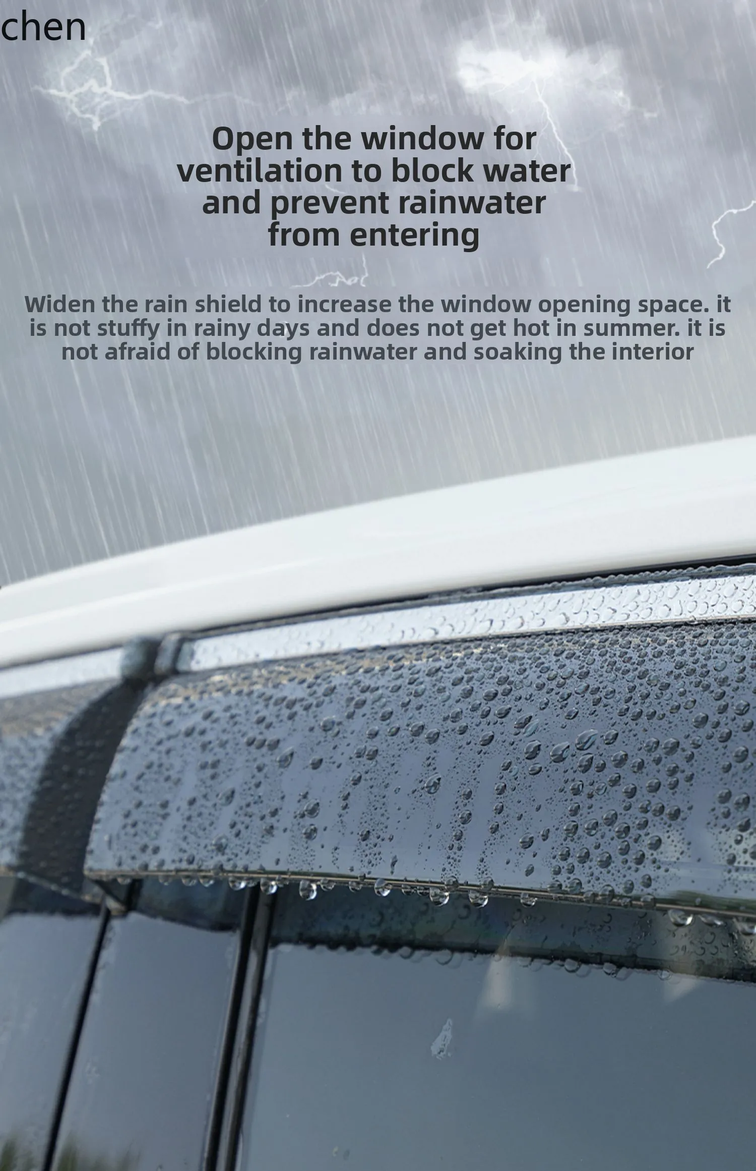 

HXL rain and shine, window and rain board, auto supplies, decorative accessories, rainproof eyebrows