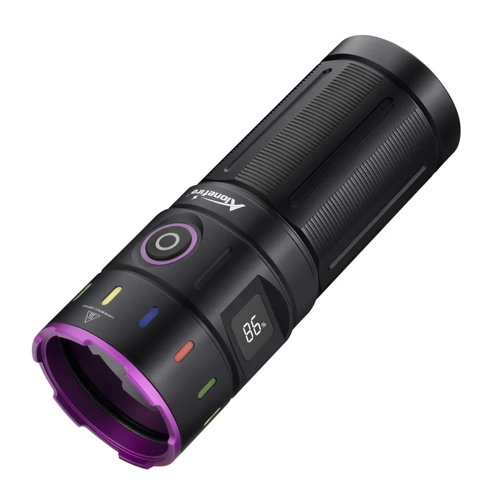 

Convoy UV Flashlight 10x LED 365nm High Power Blacklight Torch USB Rechargeable Pet Urine Stain Scorpion Money Fluorescent Light