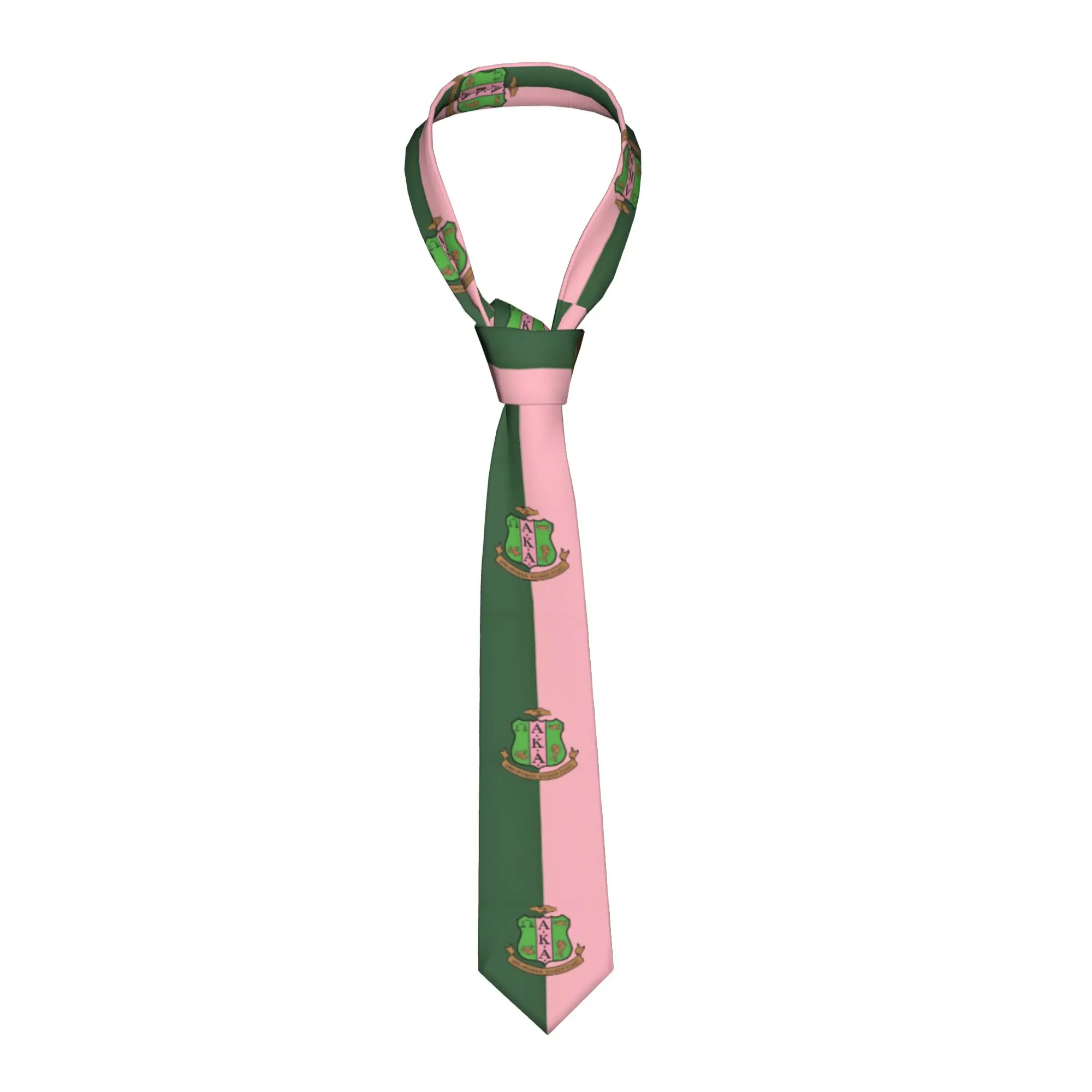 Fashion AKA The First Historically African Sorority  Neck Tie for Wedding Customized Men  Neckties