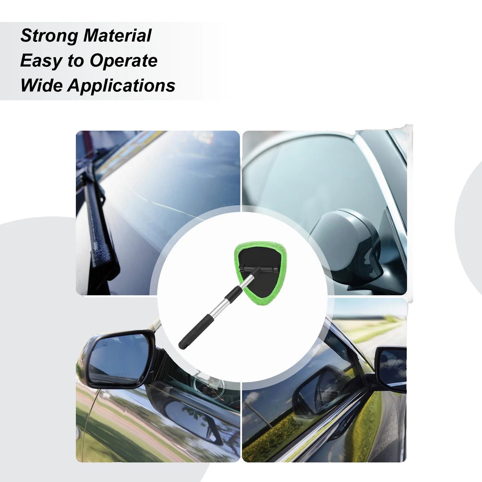 

Инструмент для чистки лобового стекла, выдвижной очиститель автомобильного стекла, инструмент для детализации автомобильного стекла для кухонной раковины, душевой двери, стены, аквариума, дома