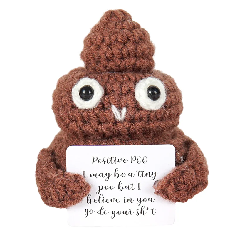 Crochet Kit for Beginner Crochet Knitting Kit Cute Poo  Dolls Starter Pack with Crochet Tool Set and Instruct handmade DIY