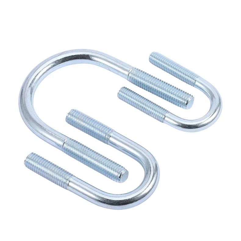 

М8 Углеродистая сталь Метрическая резьба U Тип Обруч Труба Зажим Ремешок Застежка Зажим Винт Болт U-образный болт U-образный болт