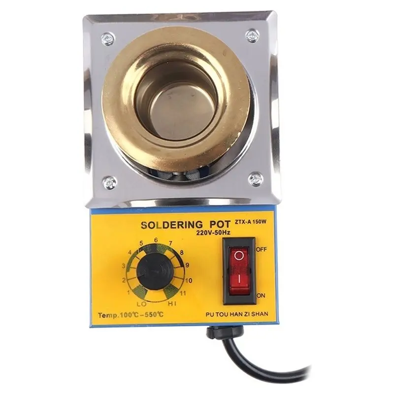 abug-はんだ付け炉-はんだポットツール-温度制御式はんだポット-150w-恒温はんだポット-euプラグ