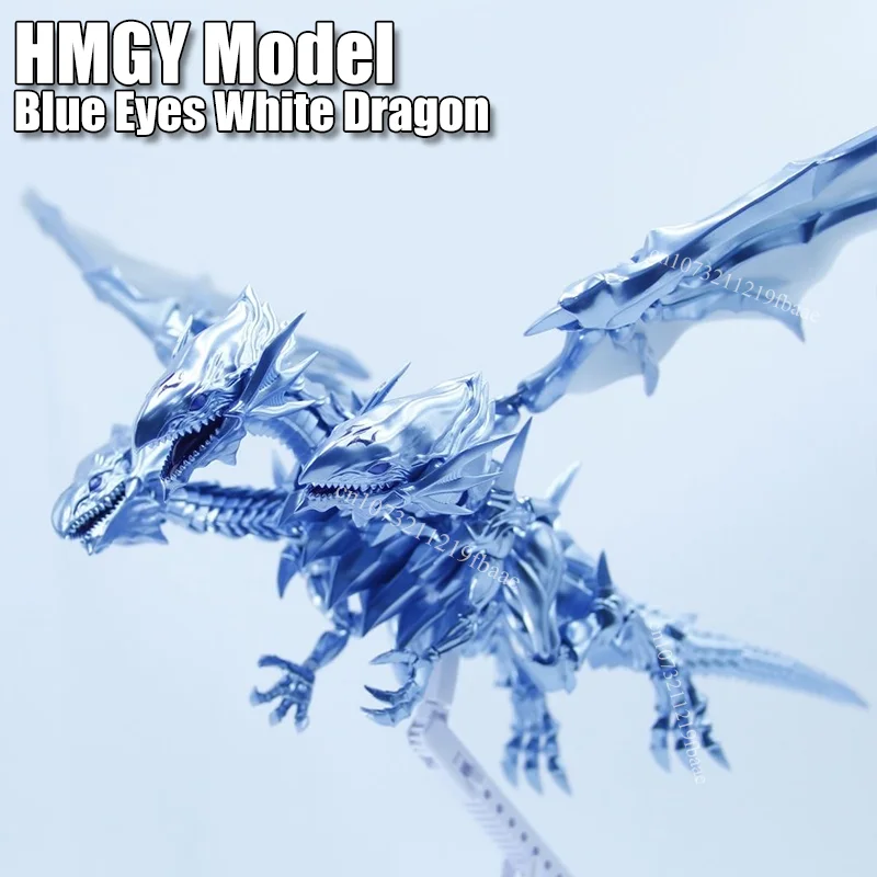 

In Stock HMGY Model Blue Eyes White Dragon Assembly Model Kit Toy KO FRS Action Figure Metallochrome Gifts