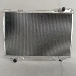 3 Row Aluminum Radiator for 1991-1997 Toyota Previa /Estima TCR10L/TCR20L 2.4L 2TZ-FE AT