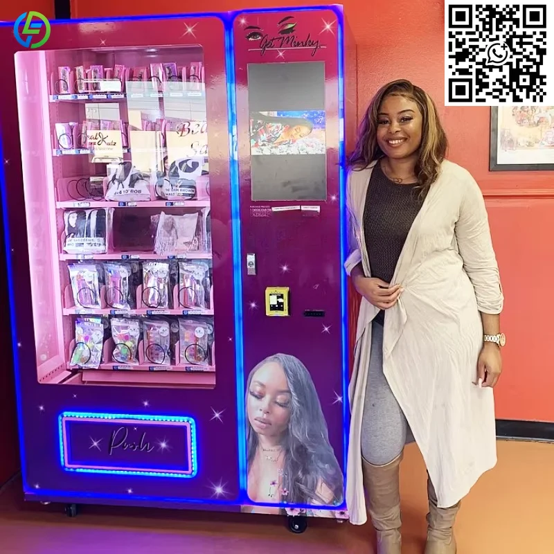 Customized Japanese Mini Eyelash Vending Machines Hair, Eyelash Cosmetics Vending Machine