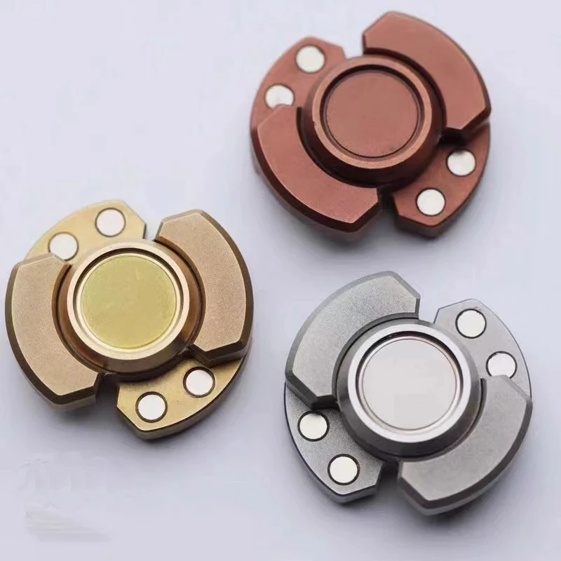 Spinner magnético antiestrés EDC para adultos, Spinner de mano antiestrés, TDAH, ansiedad, autismo, alivio del estrés