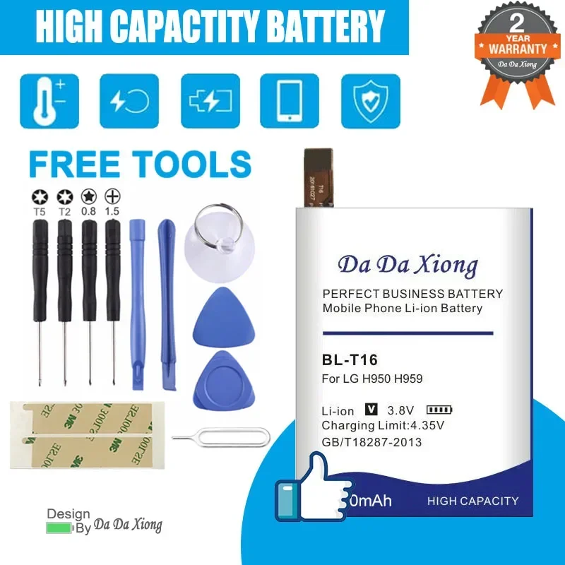 BL-T16 BL-45B1F BL-54SH BL-59UH Battery For LG Optimus Nexus Google Pixel 2 5 5X G3 G2 3 V10 L70 L65 Mini H961N H955A D620 D285