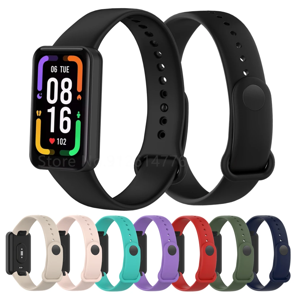 لـ Redmi Smart Band Pro سوار ساعة بديل من السيليكون الناعم حزام معصم رياضي لملحقات سوار Xiaomi Redmi Band Pro