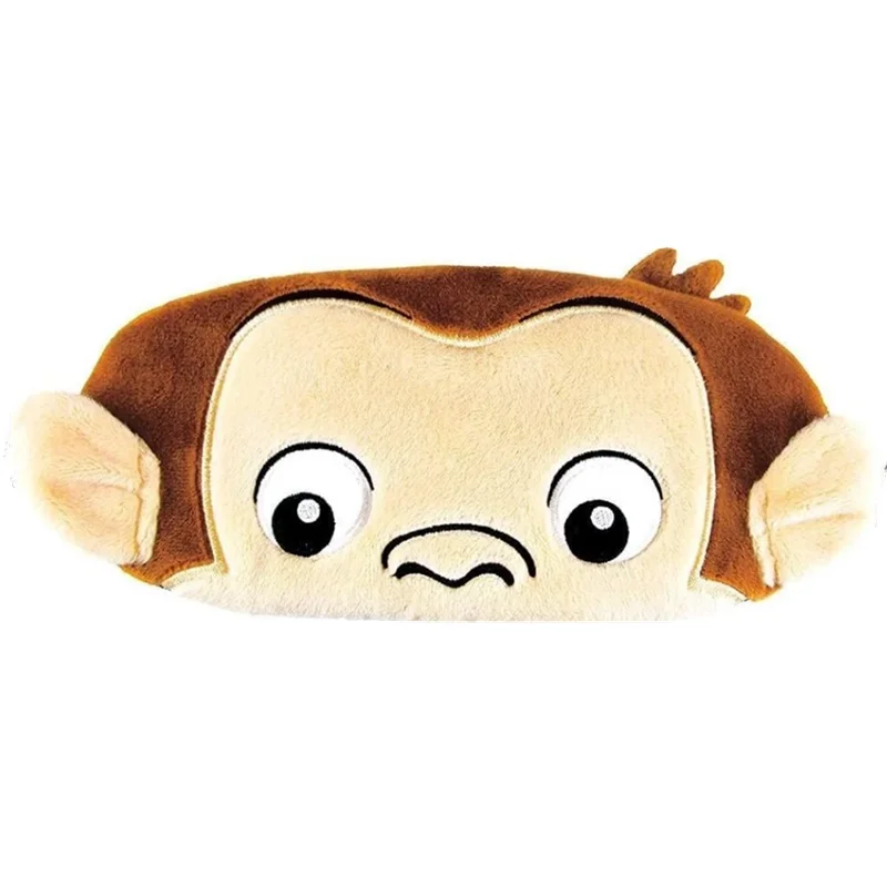 New Cute Curious George Monkey Plush Eye Mask Headband Hair lace Kids Stuffed Toys For Children