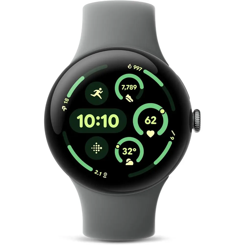

Pixel Watch 3 (45mm) 2024 el - Android Smartwatch, Heart Rate Tracking, itbit d Running, itnInsights, 24-Hour Battery - Matte Ha