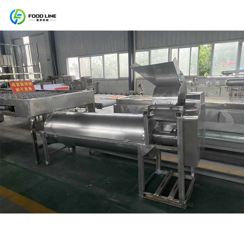 آلة معالجة نشا الذرة عالية الإنتاجية آلة غسل وتقشير الذرة الكسافا ذات نوعية جيدة