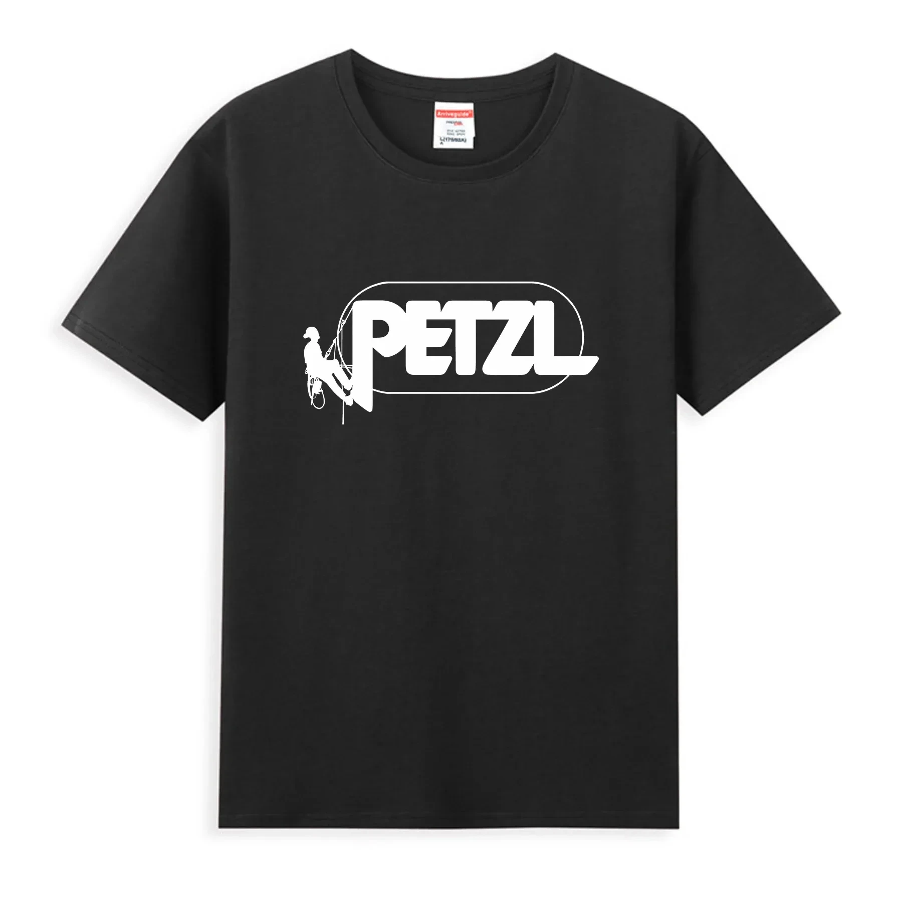 2024 Men T Shirt Casual PETZL Life Wall Climbing Hiking and Trail Running Camping Drifit T-shirt Comfortable Streetwear S-4XL