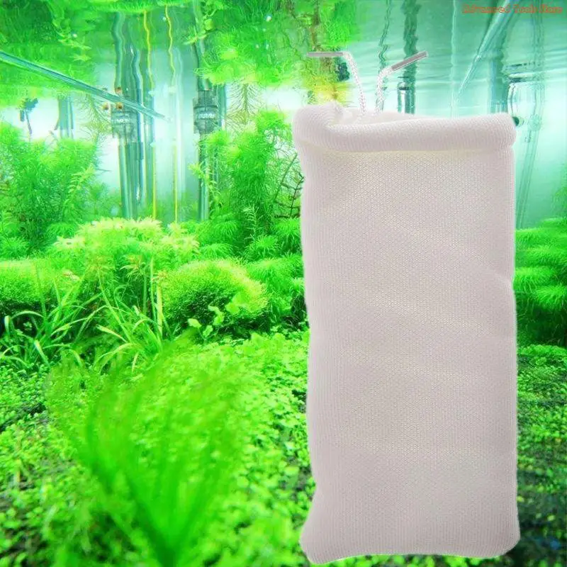 Fish for Tank Filter Drawstring Bag for Aquarium Easy Clean for Freshwater Saltw W91B