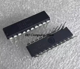 5PCS/10PCS/50PCS/100PCS GAL16V8D-25LPN IC CPLD 8MC 25NS 20DIP Brand New Original IC Chip