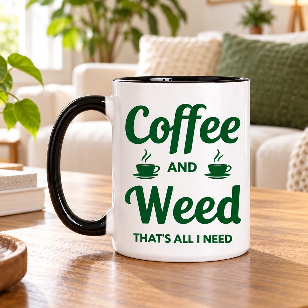 11-Ounce Ceramic Coffee Mug with Popular Culture Themes, Featuring Gradient Colors and a Slim Design, Microwave and Dishwasher Safe, with a Non-Slip Base, Suitable for Both Men and Women