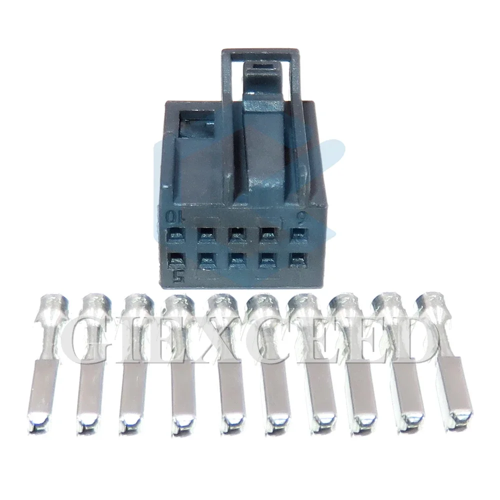 

2 Sets 10 Pin Car Cable Socket 1-929171-1 Auto AC Assembly Wiring Terminal Plug Miniature Wire Connector