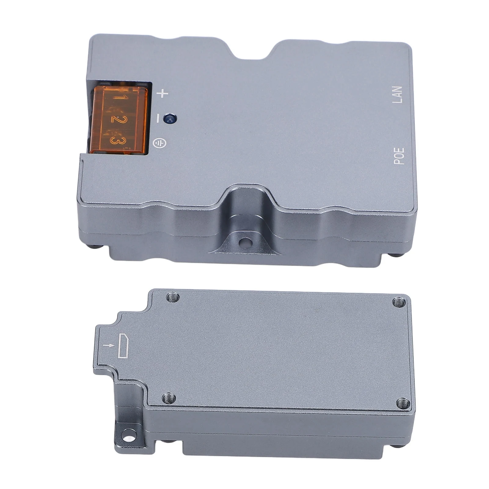GigE Passive PoE Injector Set Ethernet PoE Adapter Kit ESD Shielding Good Compatibility Rugged Safe  Guard for Camping