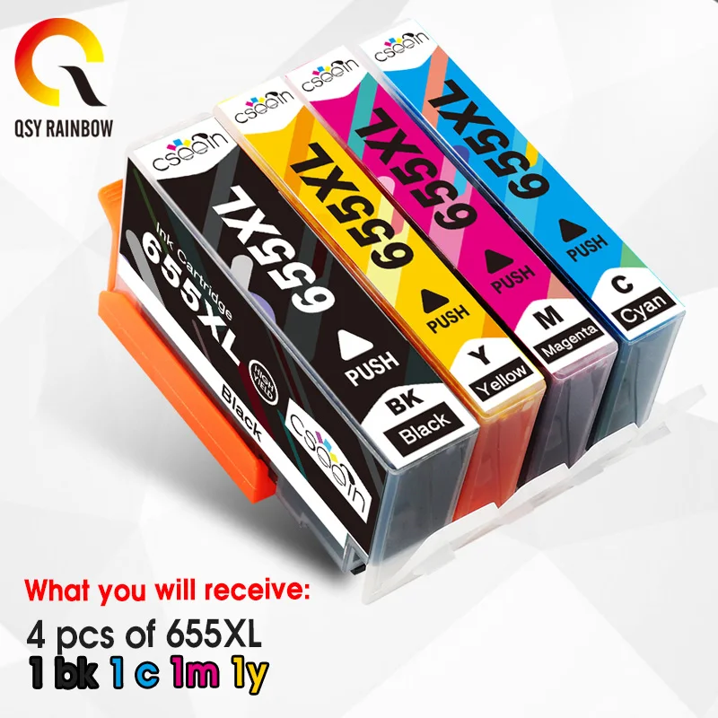 655XL Ink Cartridge For HP655 HP 655 XL Compatible Deskjet 3525 5525 4615 4625 4525 6520 6525 6625 Printer